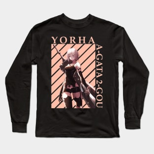 YoRHa 2-gou B-gata Nier Automata Long Sleeve T-Shirt